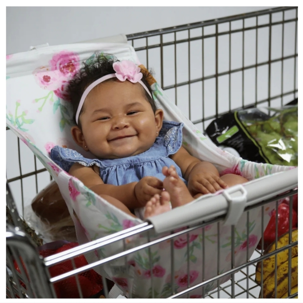 Floral Baby Shopping Cart Hammock